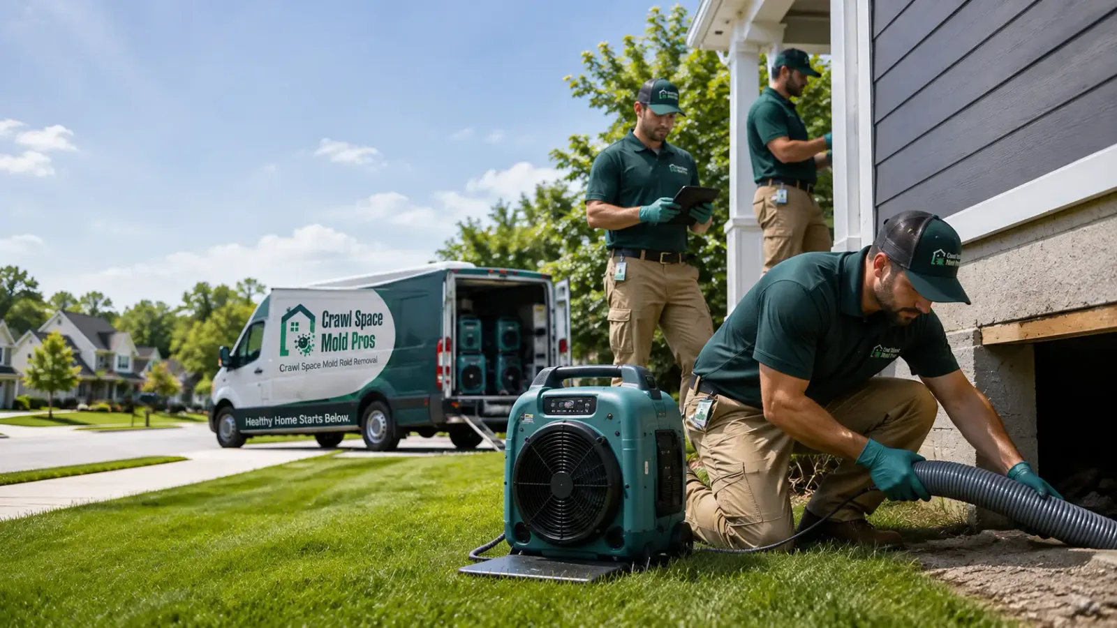 Crawl Space Mold Removal in New Milford, PA